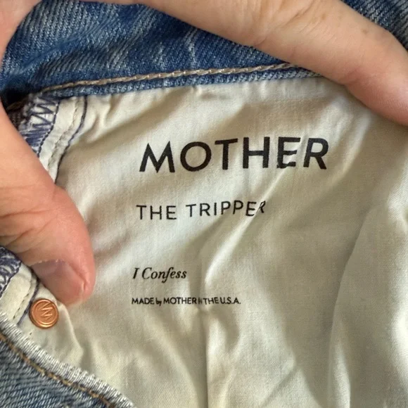 MOTHER The Tripper Jeans I Confess Size 25 High Rise Modern Classic Denim - Picture 10 of 12
